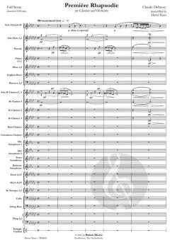 Première Rhapsodie von Claude Debussy (Download) 