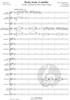 Kuda, kuda vï udalilis von Peter Iljitsch Tschaikowsky (Download) 