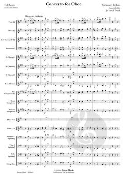 Concerto for Oboe von Vincenzo Bellini (Download) 