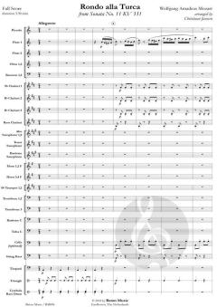 Rondo alla Turca (Turkish March) von Wolfgang Amadeus Mozart (Download) 