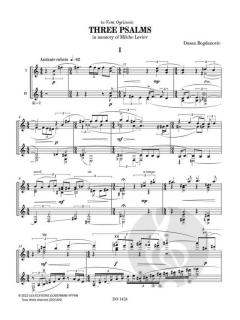 3 Psalms von Dusan Bogdanovic 