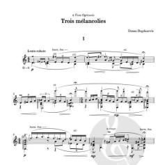Trois Melancolies von Dusan Bogdanovic 
