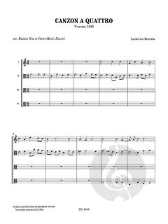 Canzon a quattro von Locovico Beretta 