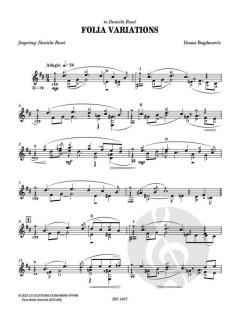 Folia variations von Dusan Bogdanovic 