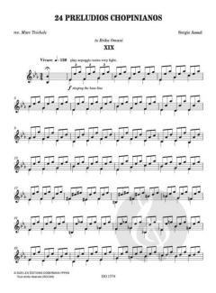 24 Preludios Chopinianos XIX-XXIV von Sergio Assad 