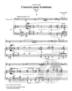 Concerto for trombone op. 57 von Jacques Hétu 