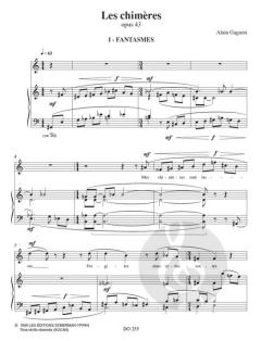 Les chimères op. 42 von Alain Gagnon 