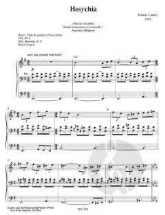 Hesychia Divertissement von Jeanne Landry 