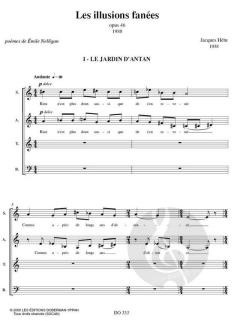 Les Illusions fanées von Jacques Hétu 