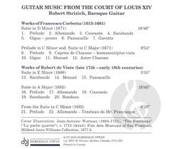 Guitar Music From The Court Of Louis XIV 
