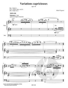 Variations capricieuses von Alain Gagnon 
