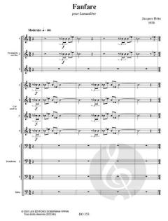 Fanfare pour Lanaudière von Jacques Hétu 