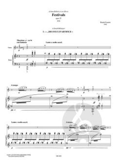 Festivals op. 27 von Rachel Laurin 