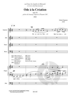 Ode à la création von Alain Gagnon 