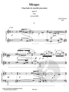 Mirages op. 3 von Alain Gagnon 