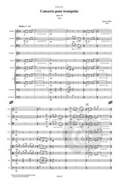 Concerto for trumpet op. 43 von Jacques Hétu 