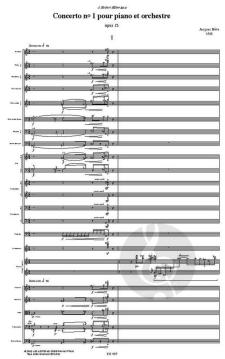 Concerto pour piano et orchestre op. 15 von Jacques Hétu 