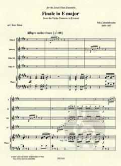 Finale in E major von Felix Mendelssohn Bartholdy 
