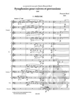 Symphonies pour cuivres et percussions von François Morel 
