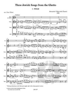 3 Jewish Songs from the Ghetto 