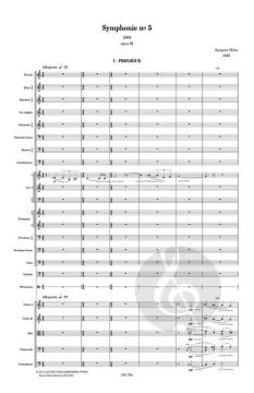 Symphonie no 5 op. 81 von Jacques Hétu 