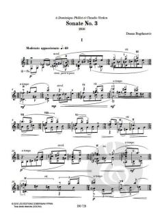 Sonate No. 3 von Dusan Bogdanovic 