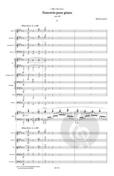 Concerto pour piano, op. 46 von Rachel Laurin 
