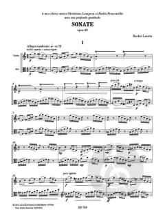Sonate op. 40 von Rachel Laurin 