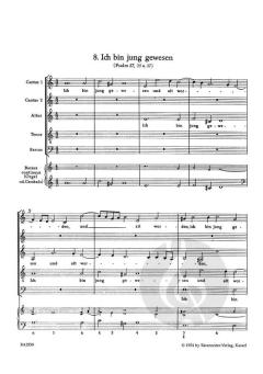 Ich bin jung gewesen Nr. 8 von Johann Hermann Schein (Download) 
