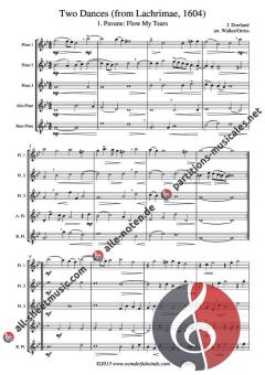 2 Dances from Lachrimae, 1604 von John Dowland 