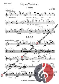 6 movements from Enigma Variations von Edward Elgar 
