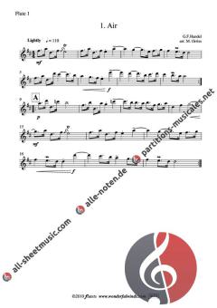 Water Music Suite von Georg Friedrich Händel 