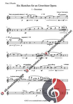 6 Sketches for an Unwritten Opera von Roberto Ventimiglia (Download) 