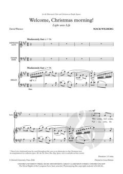Welcome, Christmas morning! von Mack Wilberg (Download) 