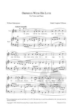 Orpheus with his Lute von Ralph Vaughan Williams (Download) 