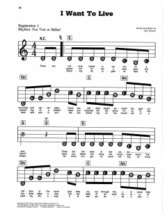 I Want To Live von John Denver (Download) 