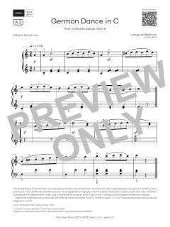 German Dance in C von Ludwig van Beethoven (Download) 