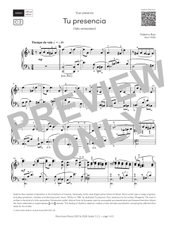Tu presencia von Federico Ruiz (Download) 