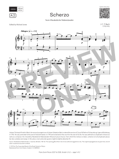 Scherzo von Johann Christoph Friedrich Bach (Download) 