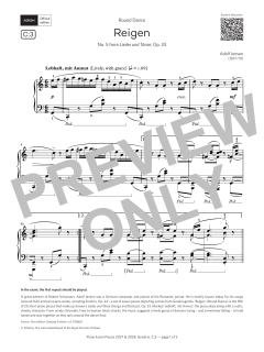 Reigen von Adolf Jensen (Download) 