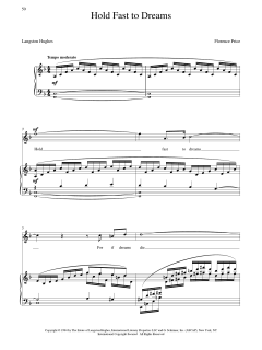 Hold Fast To Dreams (High Voice) von Langston Hughes (Download) 