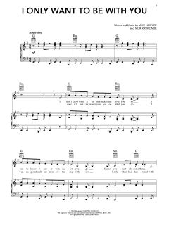 I Only Want To Be With You von Dusty Springfield (Download) 