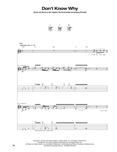 Don't Know Why von Eric Clapton (Download) 