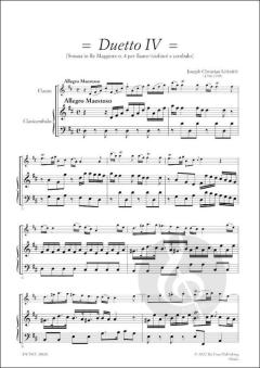 6 sonate Vol.II, per flauto e cembalo von Christian Joseph Lidarti 