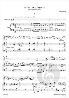 Sonatina op. 22 von Garo Avessian 