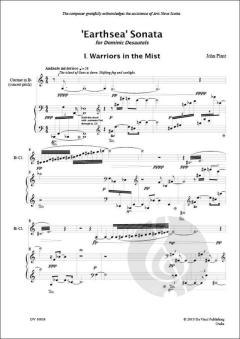 Earthsea Sonata for B-flat Clarinet and Piano von John Plant 