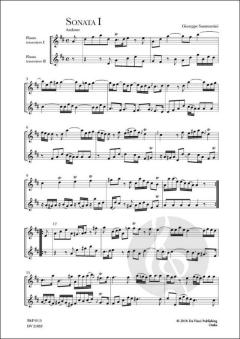Pian & Forte 115: 6 sonatas von Giuseppe Sammartini 