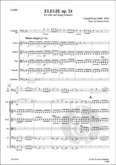 Elegie op. 24 von Gabriel Fauré 