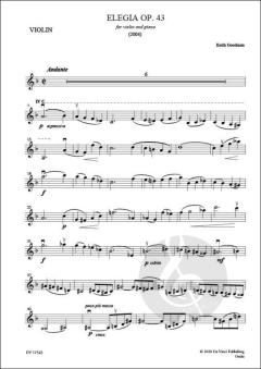 Elegia op. 43 von Keith Goodman 