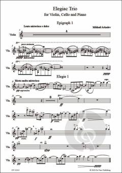 Elegiac Trio von Mikhail Arkadev 